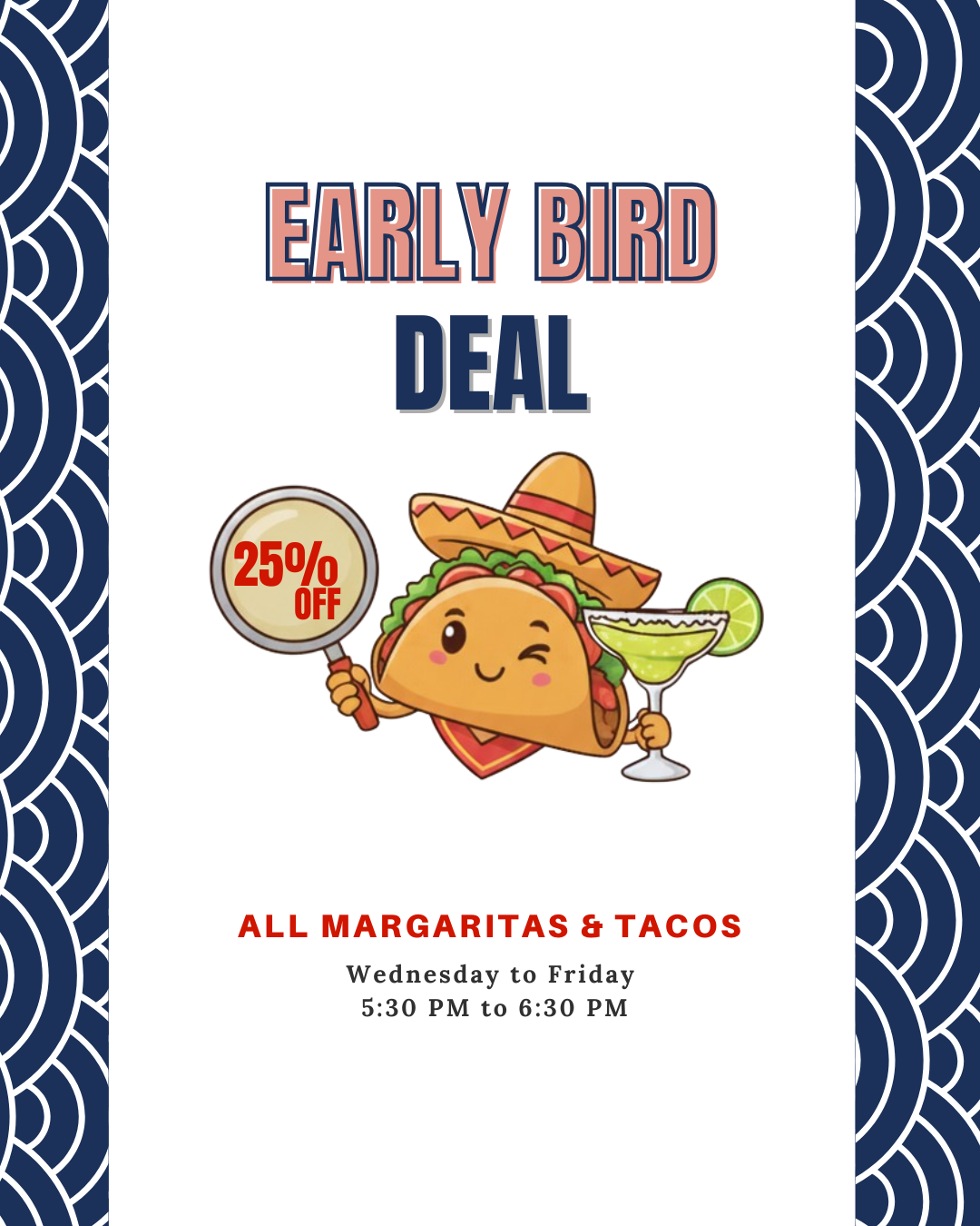 Early Bird Deal Battersea | 25% Off Tacos & Margaritas | Azteca Öme